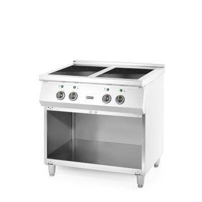 Indukční vařič se 4 varnými deskami, HENDI, 400V/17000W, 800x720x(H)854mm | 237687